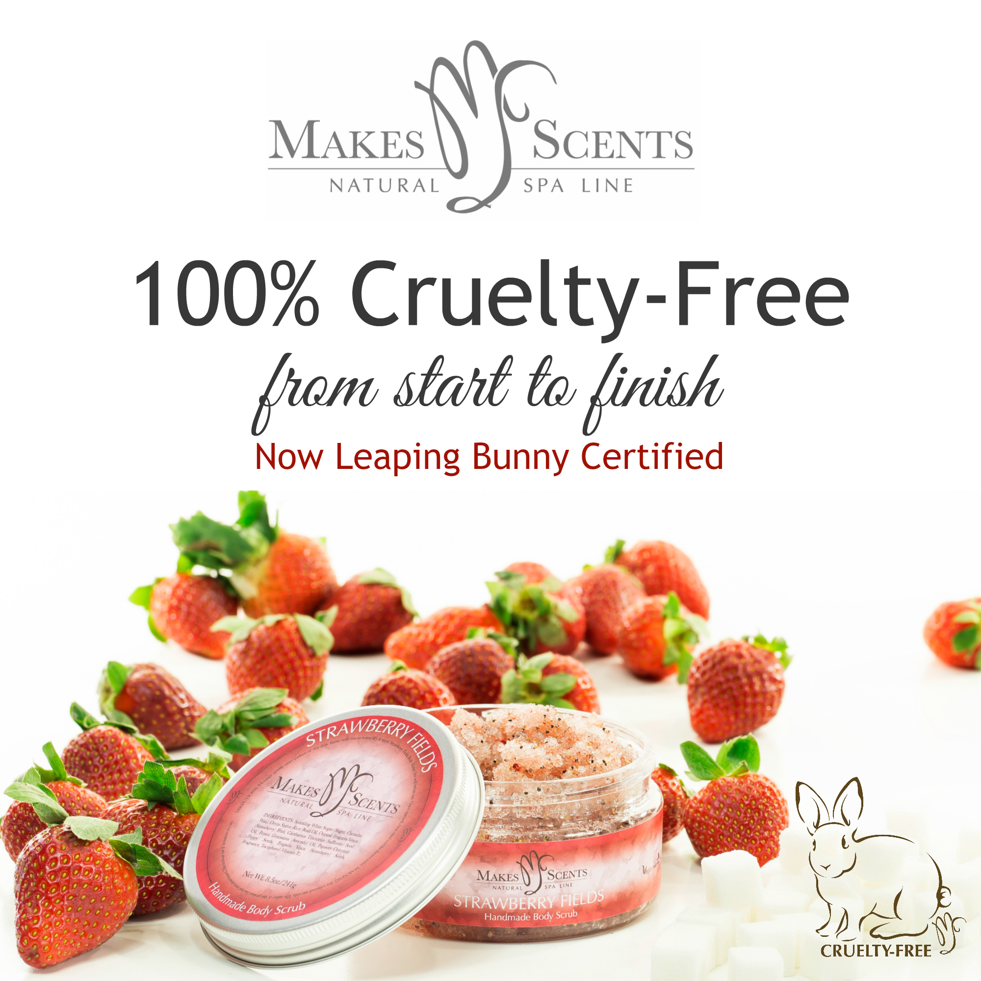 Makes Scents Natural Spa Line Achieves “Leaping Bunny” Program Approval -  Makes Scents Natural Spa LineMakes Scents Natural Spa Line