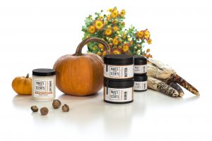 Pumpkin Sorbet Body Scrub, Pumpkin Mousse Body Butter, Pumpkin Spice Soy Candle - Makes Scents Natural Spa Line
